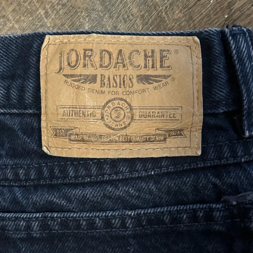 Vintage Jordache Basics High Waisted Mom Jeans Dark Wash Ankle Zip 13/14 8145J